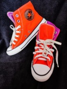 Converse trampki za kostkę r 37,5 pomarańczowo-fioletowe