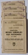 Książeczka Miejskiej Komunalnej Kasy Oszczędności we Lwowie 1931-1933