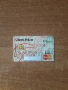 Stara karta bankomatowa Bank Pekao
