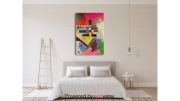 Symfonia w kolorze - akryl na płótnie 90x60 cm