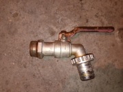 Zawór kulowy czerpalny 1 cal kran ogrodowy szeroki przekrój