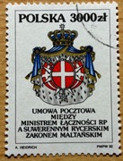 3271, * kasowany, Zakon Maltański