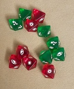 X-Wing Kostki (przezroczyste)