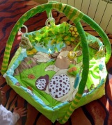 Mata edukacyjna Canpol Babies + zestaw grzechotek