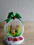 Stroik świąteczny wielkanocny. Dekoracje świąteczne. Ozdoby świąteczne 