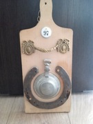 Stara deska ozdobna na szczescie.