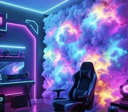 Lampka LED Chmurka 4m RGB USB Muzyka | Dekoracja Pokój Imprez Prezent