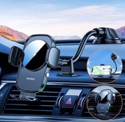 Uchwyt samochodowy z bezprzewodową ładowarką Qi 15 W
