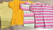 Zestaw koszulek 4 sztuki rozmiar 92