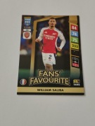 PANINI FIFA 365 2025 FANS FAVOURITE 34 WILLIAM SALIBA ARSENAL LONDYN