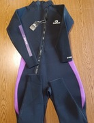 Kombinezon neoprenowy dla kobiet 5,4mm czarno-fioletowy rozmiar XL Owntop
