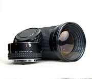 Makinon mc 4-5.6/28-200mm macro zoom obiektyw PK pentax i teleconverter 2x