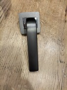 Klamka ENTRA antracyt/chrom 4 szt. + szyld WC  2 szt.