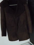 Kożuch męski ciemny brąz rozm.L.