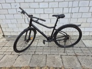 Rower aluminium AX series WHITE czarny rower miejski