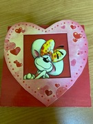 Diddl pudełko zamykane na karteczki+28 karteczek