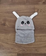 Czapka z uszami + komin 2w1