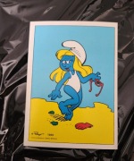 prl smurfy bajka smerfy pocztówka karta pocztowa kolekcja nr 397