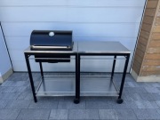 Ikea Klasen grill węglowy + stolik + akcesoria