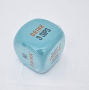 Drinking Game Cube Blue kostka do gry imprezowej