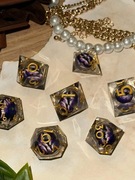 Kości dnd rpg ruchomy środek oko