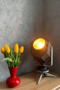 Lampa loft Vintage teatralna PRL 