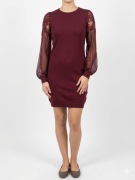 Only nowa bordowa sukienka elegancka S