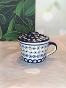 Smalcówka ceramiczna pojemnik kubek na dżem owsiankę ceramika Bolesławiec 