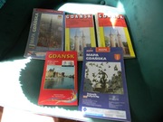 Gdańsk mapy plany zestaw 