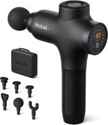 MASAŻER PISTOLET DO MASAŻU MEBAK 3 60W 2600 mAh 5 PRĘDKOŚCI 6 GŁOWIC