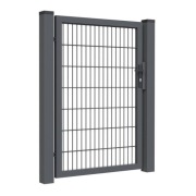 Furtka panelowa 1000x1200 + słupki 60x60x2 mm + akcesoria ANTRACYT