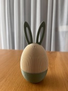 JAJKO Z USZAMI KRÓLIKA, DEKORACJA 3D, OTWIERANE
