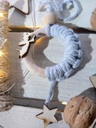 Ozdoba świąteczna w stylu Boho, eko bombka 047