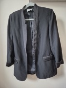 Czarny żakiet second female blazer marynarka XS s klasyczna elegancka