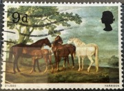 Wielka Brytania, reprodukcja obrazu koni autorstwa George'a Stubbsa, 9d