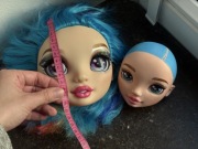 Zestaw głowy lalki Rainbow high XXL BJD