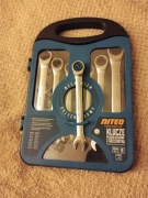 Niteo, zestaw kluczy płasko-oczkowych z grzechotką