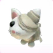 Halloween White Mummy Cat - Adopt Me Roblox