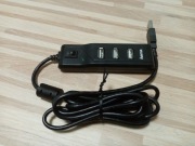 USB 2.0 Hub HAMA 4 wejścia adapter USB