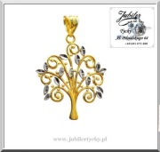 Drzewko szczęścia drzewo życia Gold Tree Of Life