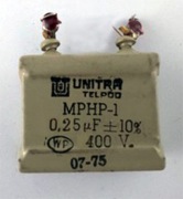 KONDENSATOR MPHP-1 0,5uF 400V UNITRA TELPO 