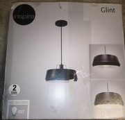 Lampa wisząca Glint czarna E27 Inspire