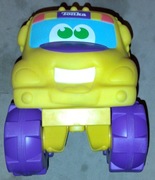 Tonka, interaktywna zabawka duży żółty samochód gumowy, 