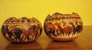 tykwa rzeźbiona, 2 szt