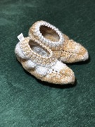 Kapcie bambosze z wełny 39-40 z antypoślizgową podeszwą