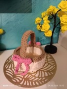 Koszyk z rączką - handmade