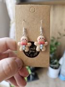 Kolczyki piernik pierniczki  święta Boże Narodzenie gwiazdką 