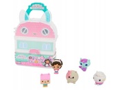 KOCI DOMEK GABI FIGURKI GUMKI PUZZLE W PLASTIKOWYM ETUI. ZESTAW 5 SZTUK