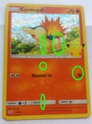 Cyndaquil (Holo z błędem druku holobleed) - karta Pokemon (McDonald's 2021)