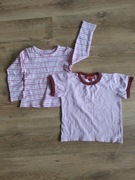 Koszulka z krótkim i długim rękawem dla dziewczynki 116 cena za obie